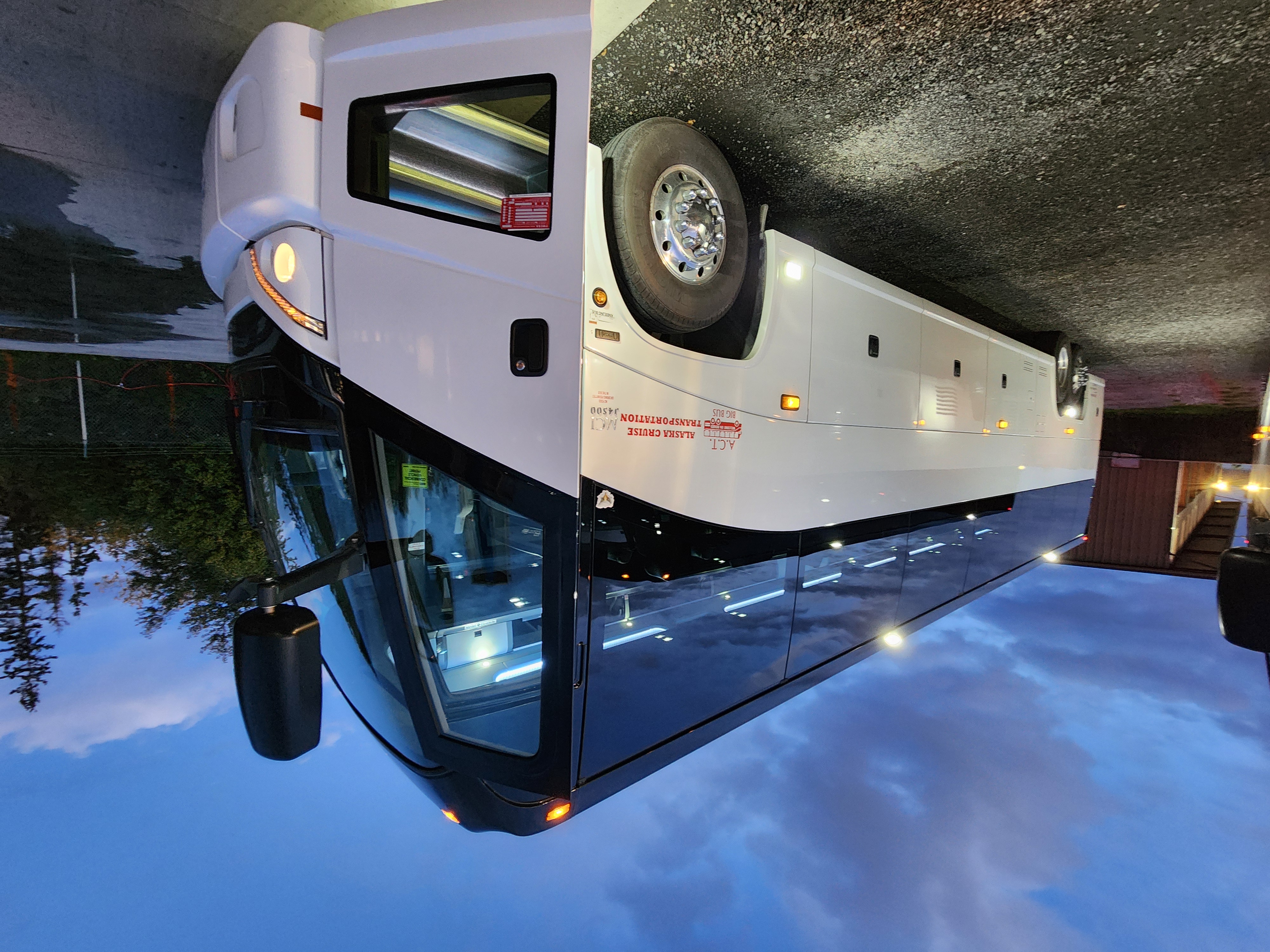 Motor coach exterior